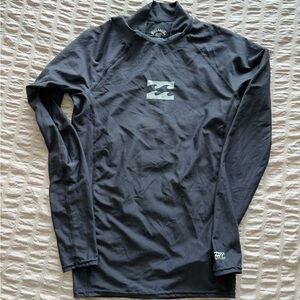 Billabong Men's Charcoal Rash Guard